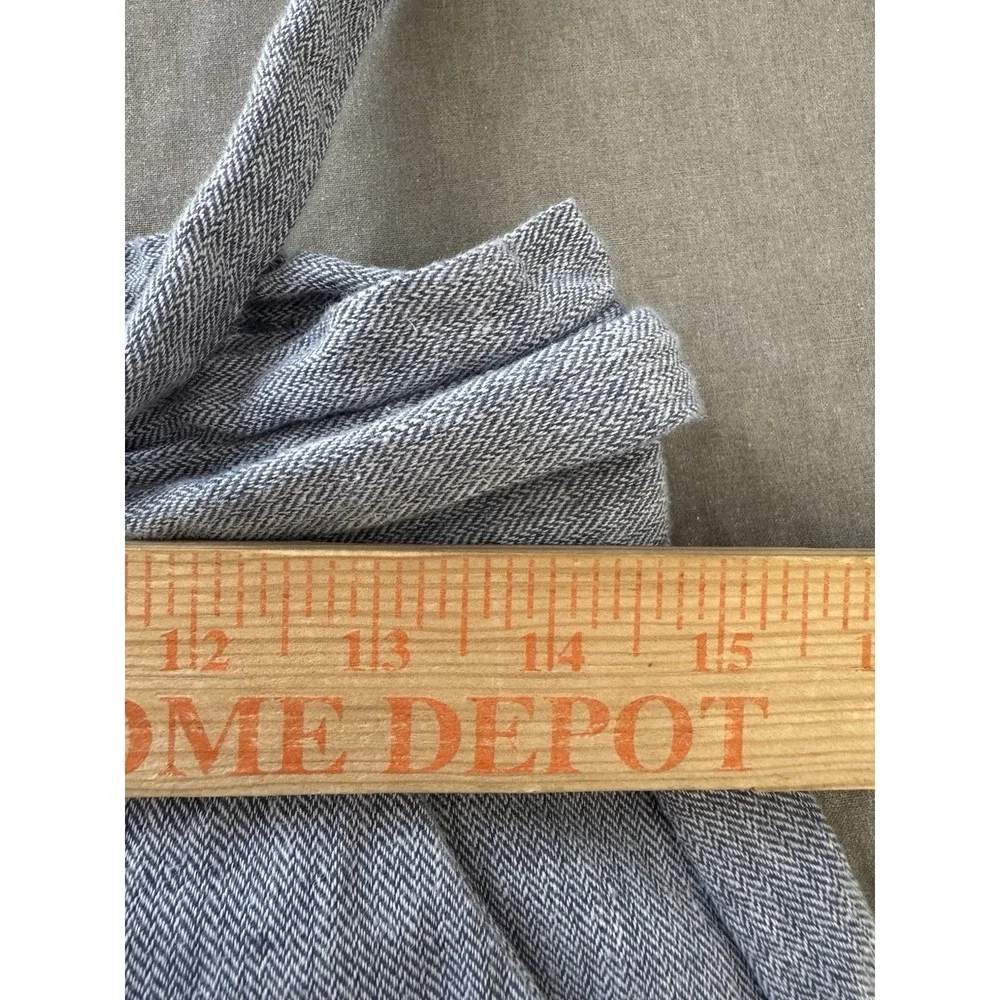 Banana Republic Women's‎ Sz 8 Linen Blend Tie Waist Crop Pants Coastal Chic